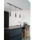 TRACK FLORIS pendant - 1-circuit Track lighting system - 1xGU10 - Black (Extension)-4