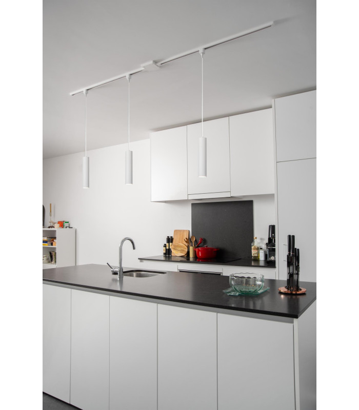 TRACK FLORIS pendant - 1-circuit Track lighting system - 1xGU10 - White (Extension)-5
