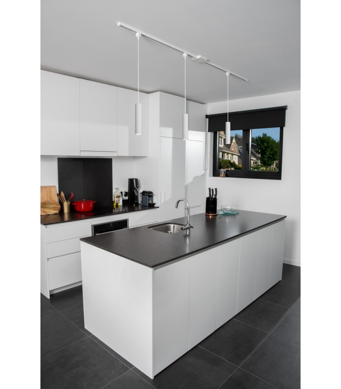 TRACK FLORIS pendant - 1-circuit Track lighting system - 1xGU10 - White (Extension)-6