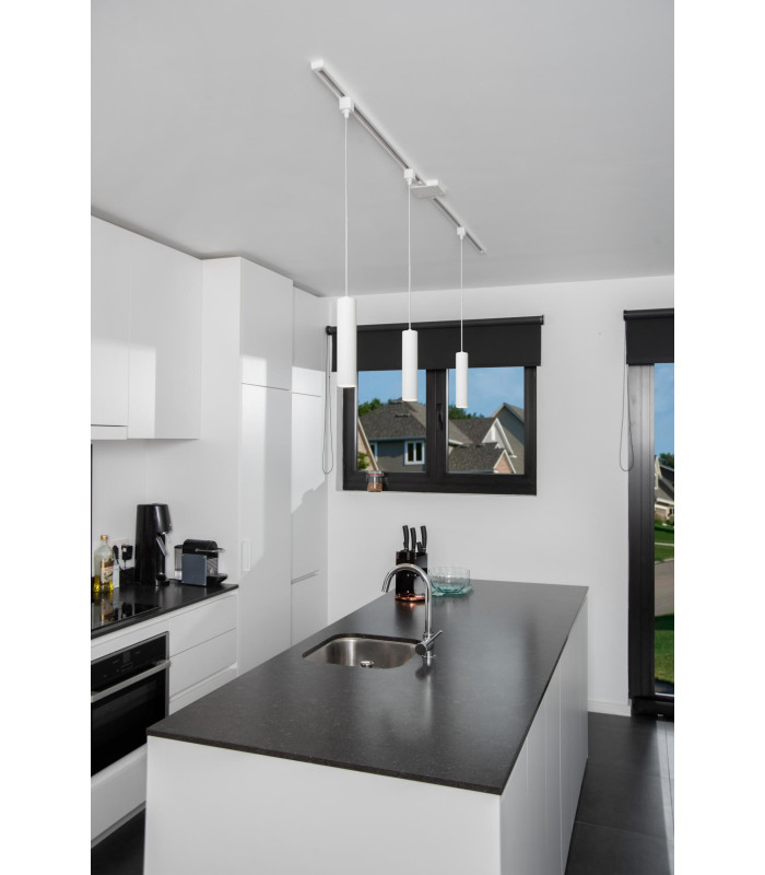 TRACK FLORIS pendant - 1-circuit Track lighting system - 1xGU10 - White (Extension)-7