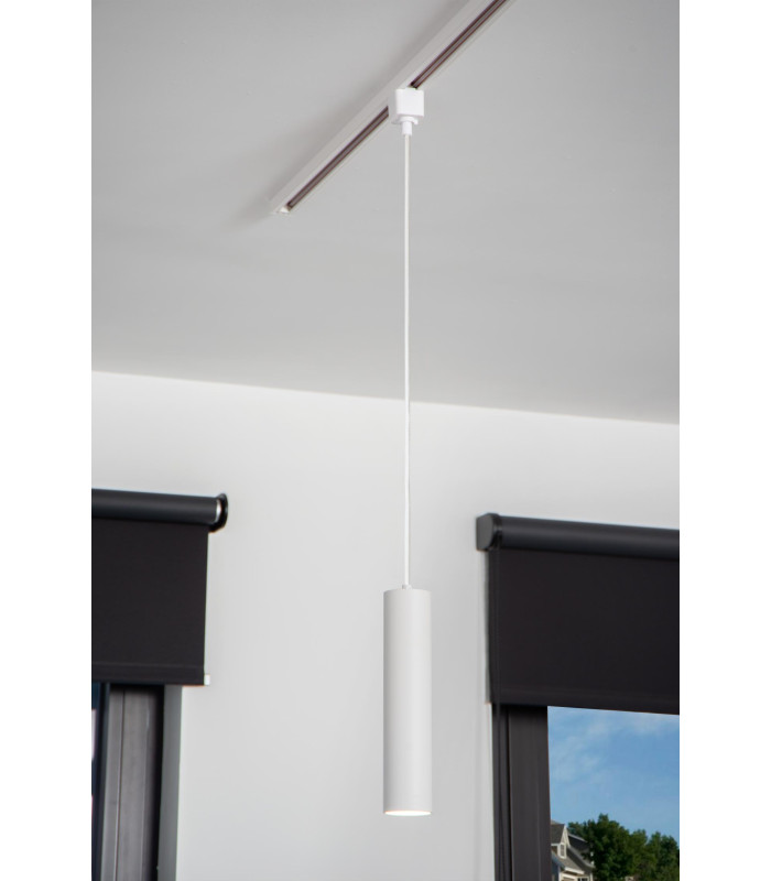 TRACK FLORIS pendant - 1-circuit Track lighting system - 1xGU10 - White (Extension)-9