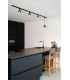 TRACK FAVORI pendant - 1-circuit Track lighting system - 1xGU10 - Black (Extension)-8
