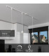 TRACK FAVORI pendant - 1-circuit Track lighting system - 1xGU10 - White (Extension)-2