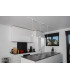 TRACK FAVORI pendant - 1-circuit Track lighting system - 1xGU10 - White (Extension)-4