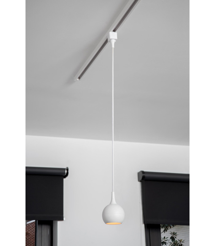 TRACK FAVORI pendant - 1-circuit Track lighting system - 1xGU10 - White (Extension)-8