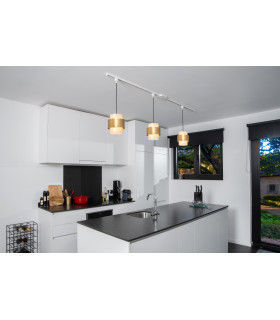 TRACK Pendant adapter - 1-circuit Track lighting system - White (Extension)-2