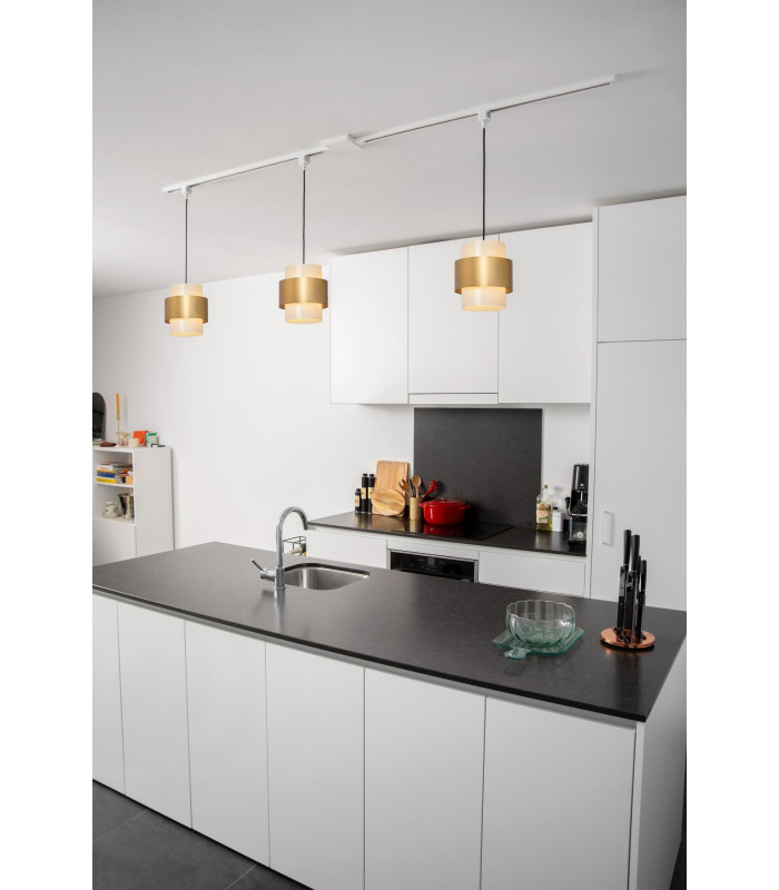 TRACK Pendant adapter - 1-circuit Track lighting system - White (Extension)-3