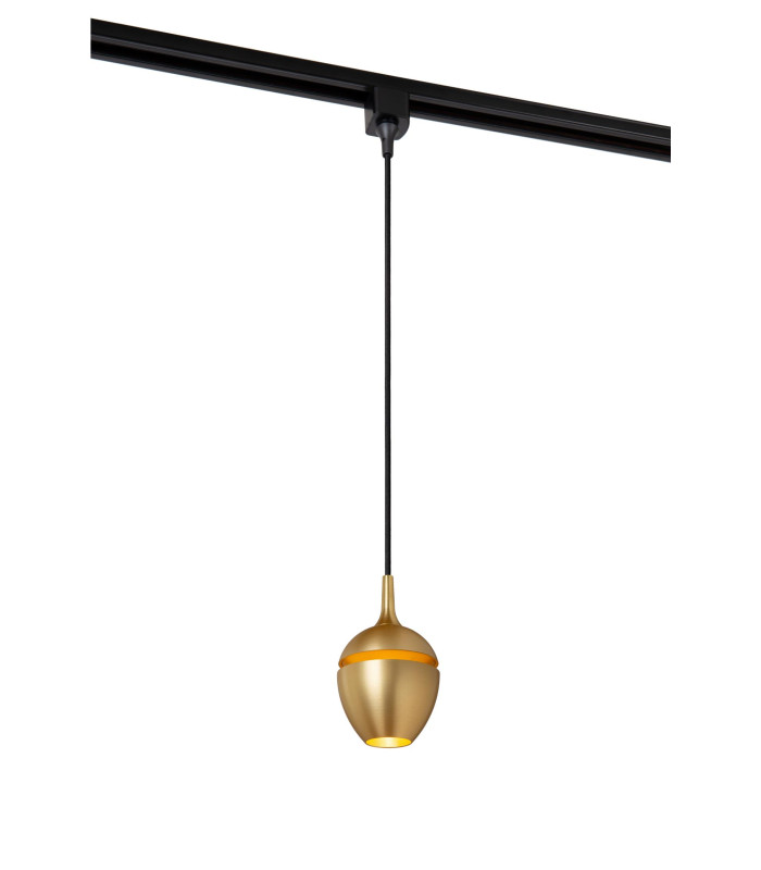TRACK PRESTON pendant - 1-circuit Track lighting system - 1xGU10 - Matt Gold / Brass (Extension)-1