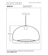 MADUKA - Pendant light - 1xE27 - Brown-10