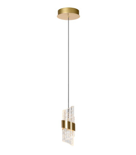 KLIGANDE - Pendant light - 13 cm - LED - 1x9W 2700K - Matt Gold / Brass-1