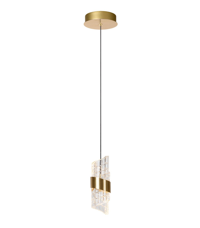 KLIGANDE - Pendant light - 13 cm - LED - 1x9W 2700K - Matt Gold / Brass-1