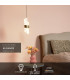 KLIGANDE - Pendant light - 13 cm - LED - 1x9W 2700K - Matt Gold / Brass-2