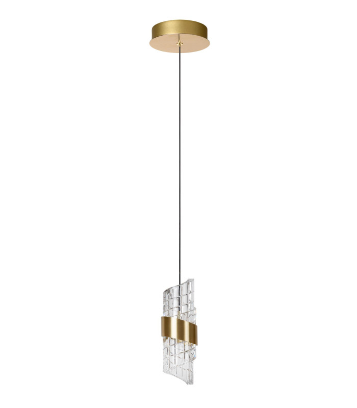 KLIGANDE - Pendant light - 13 cm - LED - 1x9W 2700K - Matt Gold / Brass-3