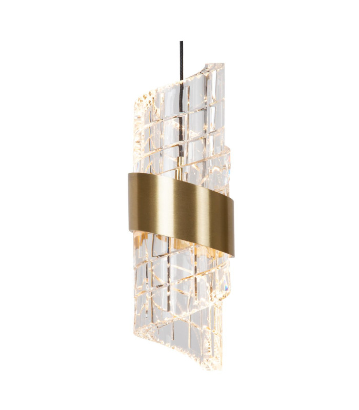 KLIGANDE - Pendant light - 13 cm - LED - 1x9W 2700K - Matt Gold / Brass-5