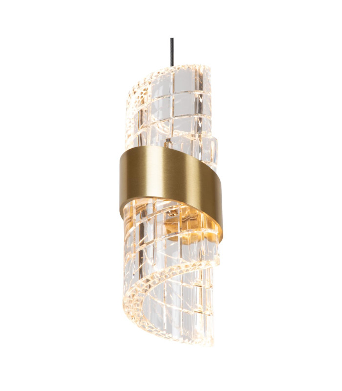 KLIGANDE - Pendant light - 13 cm - LED - 1x9W 2700K - Matt Gold / Brass-6