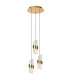 KLIGANDE - Pendant light - 25 cm - LED Dim. - 3x8W 2700K - Matt Gold / Brass-1