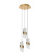 KLIGANDE - Pendant light - 25 cm - LED Dim. - 3x8W 2700K - Matt Gold / Brass-3
