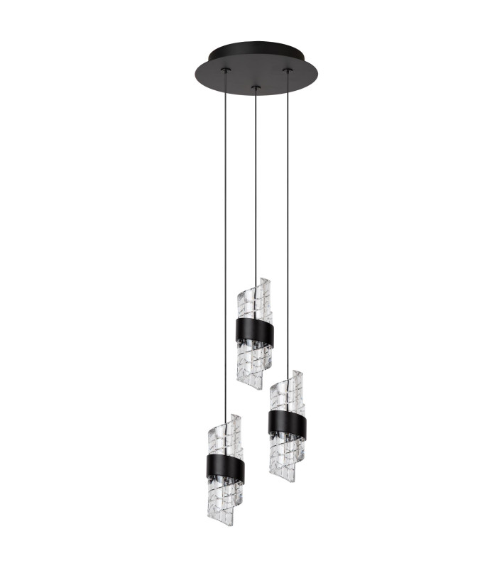KLIGANDE - Pendant light - 25 cm - LED Dim. - 3x8W 2700K - Black-3