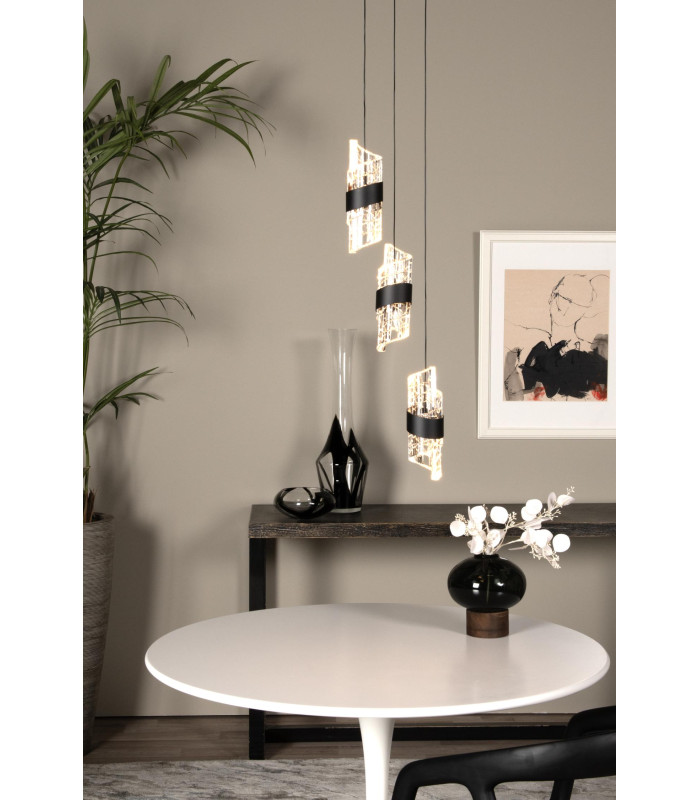 KLIGANDE - Pendant light - 25 cm - LED Dim. - 3x8W 2700K - Black-4