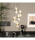 KLIGANDE - Pendant light - 30 cm - LED Dim. - 5x8W 2700K - Matt Gold / Brass-2