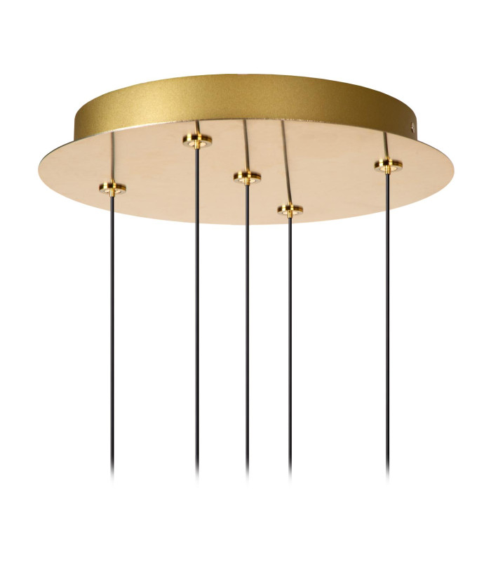 KLIGANDE - Pendant light - 30 cm - LED Dim. - 5x8W 2700K - Matt Gold / Brass-7