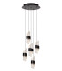 KLIGANDE - Pendant light - 30 cm - LED Dim. - 5x8W 2700K - Black-1