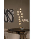 KLIGANDE - Pendant light - 30 cm - LED Dim. - 5x8W 2700K - Black-4