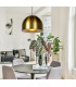 AKRON - Pendant light - 50 cm - 1xE27 - Matt Gold / Brass-4