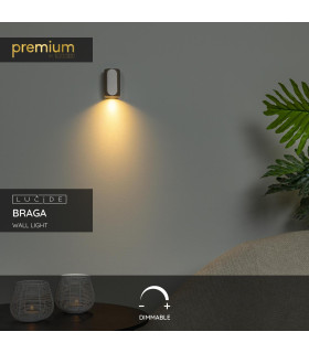 BRAGA - Wall light - 1xGU10 - Coffee-2