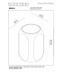 BRAGA - Wall light - 1xGU10 - Coffee-5