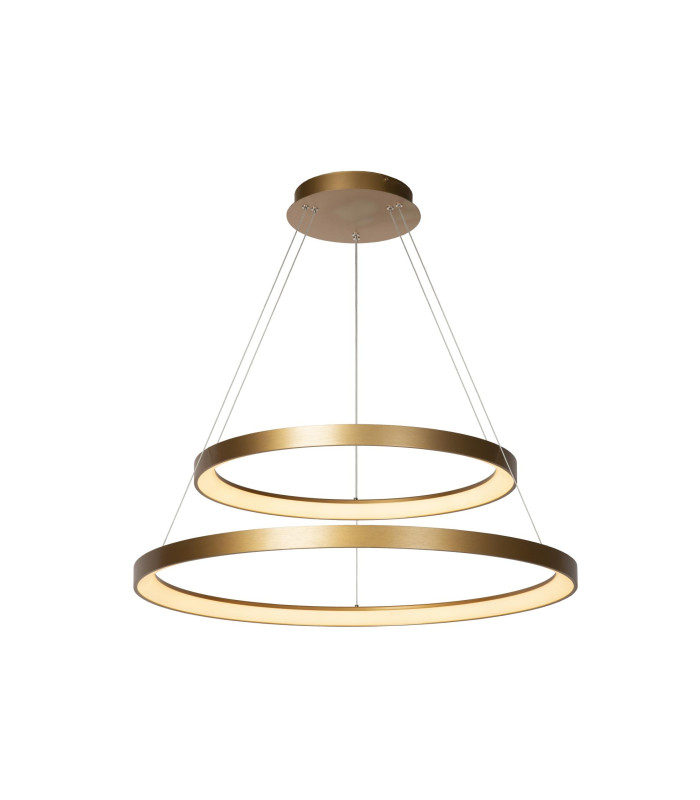 VIDAL - Pendant light - 78 cm - LED Dim. - 1x92W 2700K - Matt Gold / Brass-1