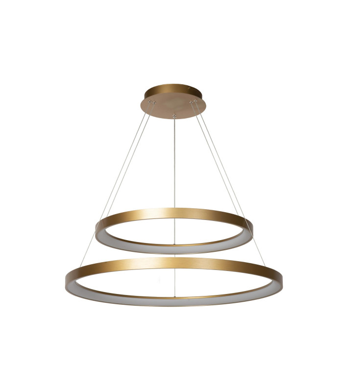 VIDAL - Pendant light - 78 cm - LED Dim. - 1x92W 2700K - Matt Gold / Brass-3