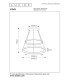 VIDAL - Pendant light - 78 cm - LED Dim. - 1x92W 2700K - Matt Gold / Brass-8