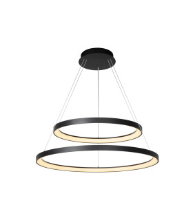 VIDAL - Pendant light - 78 cm - LED Dim. - 1x92W 2700K - Black-1