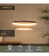 VIDAL - Pendant light - 78 cm - LED Dim. - 1x92W 2700K - Black-2