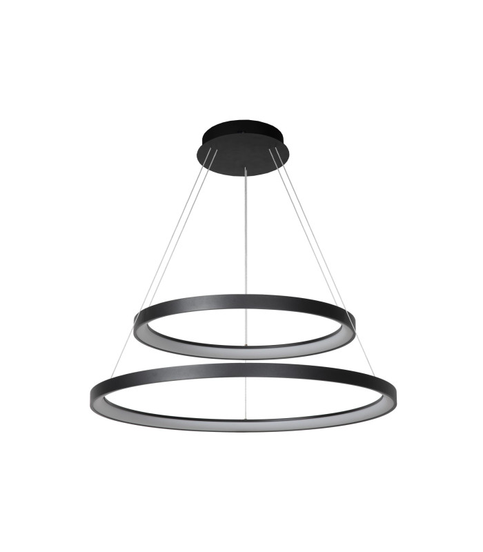 VIDAL - Pendant light - 78 cm - LED Dim. - 1x92W 2700K - Black-3