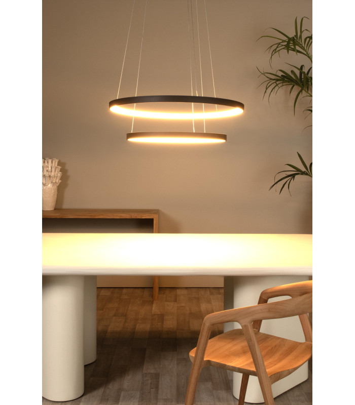 VIDAL - Pendant light - 78 cm - LED Dim. - 1x92W 2700K - Black-4