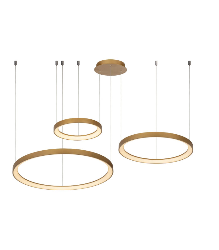 VIDAL - Pendant light - 78 cm - LED Dim. - 1x120W 2700K - Matt Gold / Brass-1