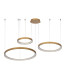 VIDAL - Pendant light - 78 cm - LED Dim. - 1x120W 2700K - Matt Gold / Brass-3