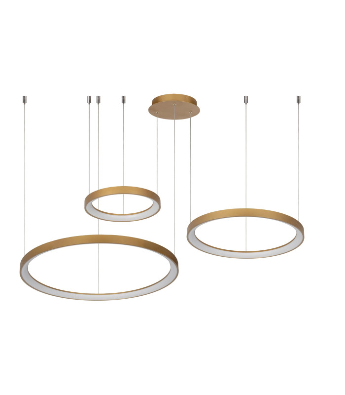 VIDAL - Pendant light - 78 cm - LED Dim. - 1x120W 2700K - Matt Gold / Brass-3