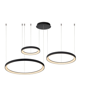 VIDAL - Pendant light - 78 cm - LED Dim. - 1x120W 2700K - Black-1
