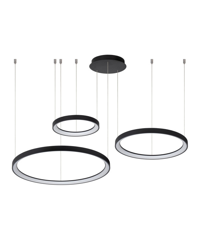 VIDAL - Pendant light - 78 cm - LED Dim. - 1x120W 2700K - Black-3