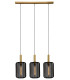 CORINA - Pendant light - 3xE27 - Black-1