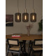 CORINA - Pendant light - 3xE27 - Black-3