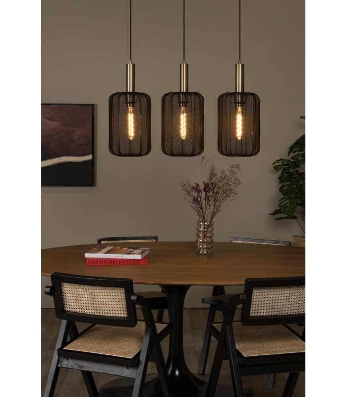 CORINA - Pendant light - 3xE27 - Black-3