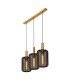 CORINA - Pendant light - 3xE27 - Black-7
