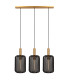 CORINA - Pendant light - 3xE27 - Black-8