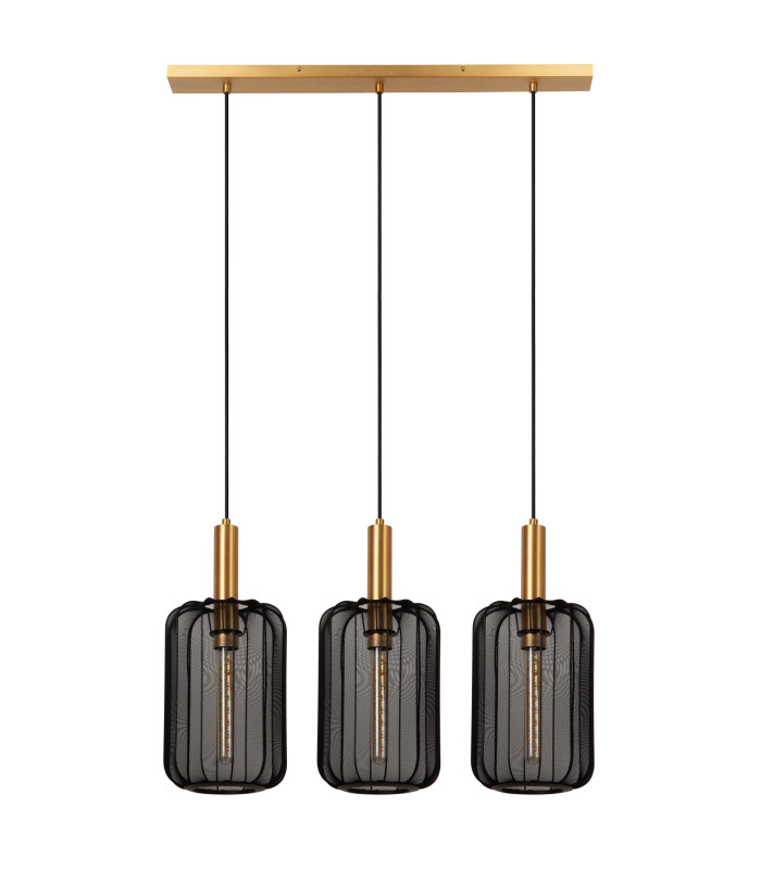 CORINA - Pendant light - 3xE27 - Black-8