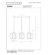 CORINA - Pendant light - 3xE27 - Black-9