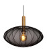 CORINA - Pendant light - 50 cm - 1xE27 - Black-4